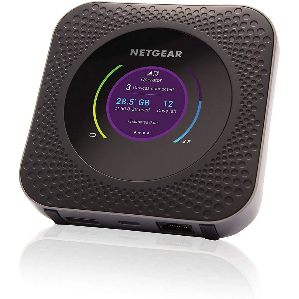 Restored NETGEAR Nighthawk M1 Mobile Hotspot 4G LTE Router MR1100-100NASize - Up to 1Gbps Sizepeed Connect Up to 20 Devices Create WLAN Anywhere (AT&T )(Sizeteel Gray) (Refurbished)