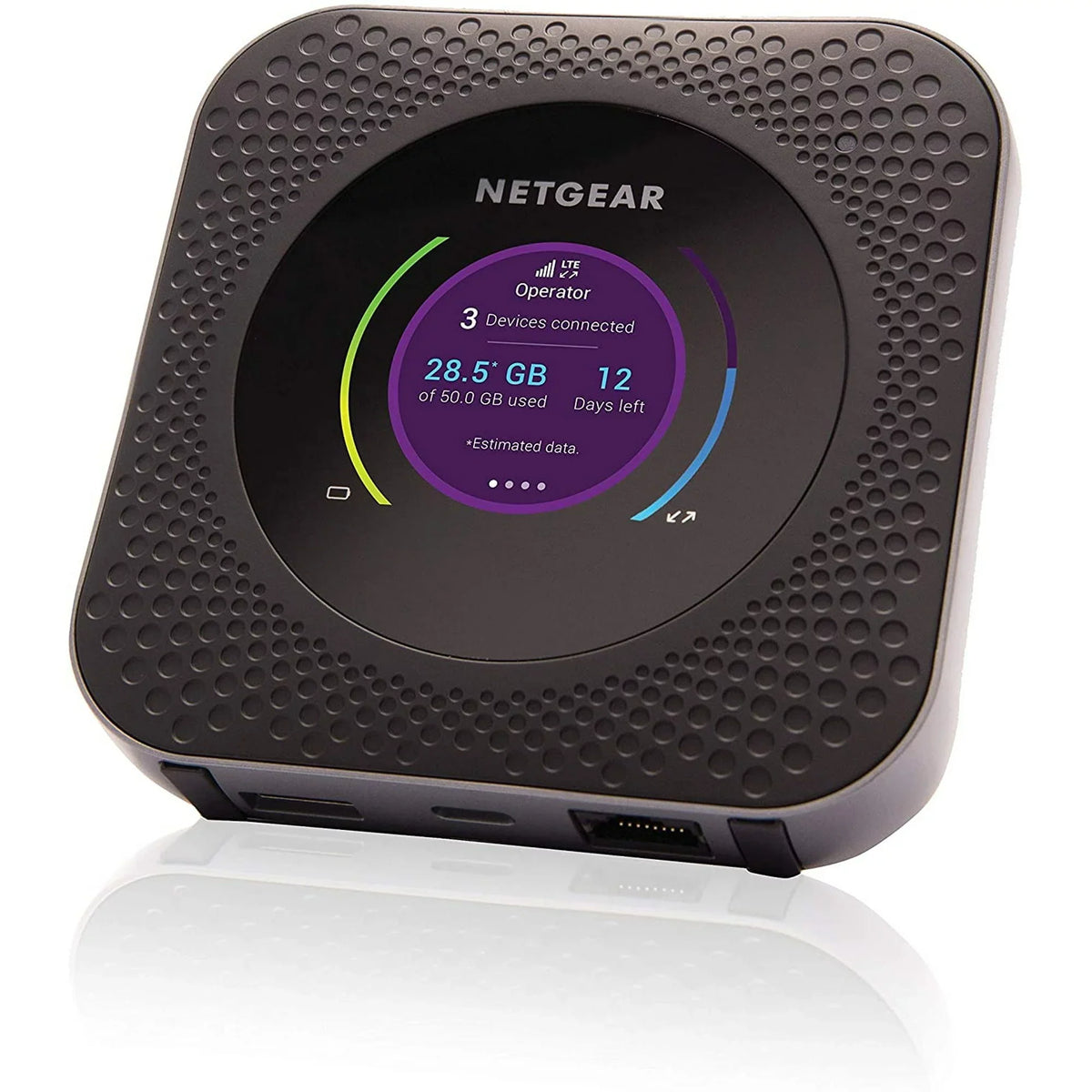 Restored NETGEAR Nighthawk M1 Mobile Hotspot 4G LTE Router MR1100-100NASize - Up to 1Gbps Sizepeed Connect Up to 20 Devices Create WLAN Anywhere (AT&T )(Sizeteel Gray) (Refurbished)