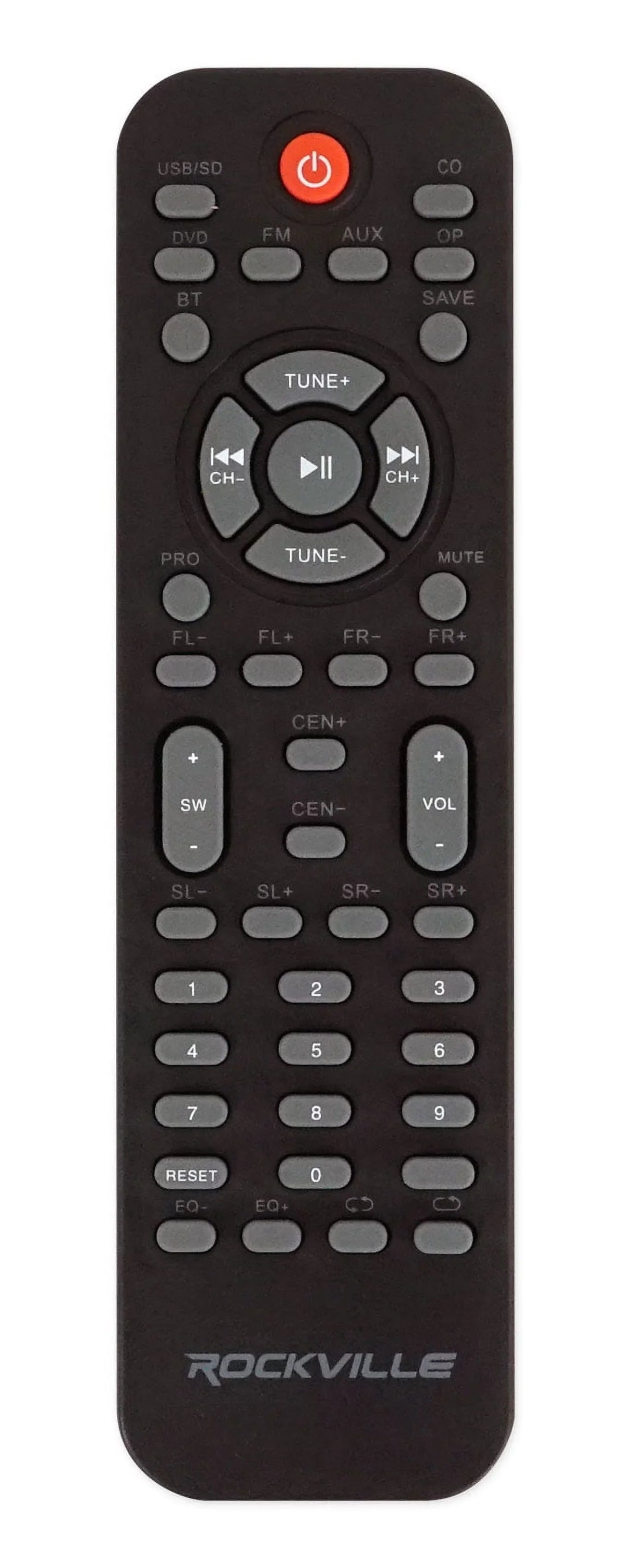 Rockville Home Theater/Karaoke Machine Sizeystem w/5.25" Sizeub+(2) Wireless VHF Mics