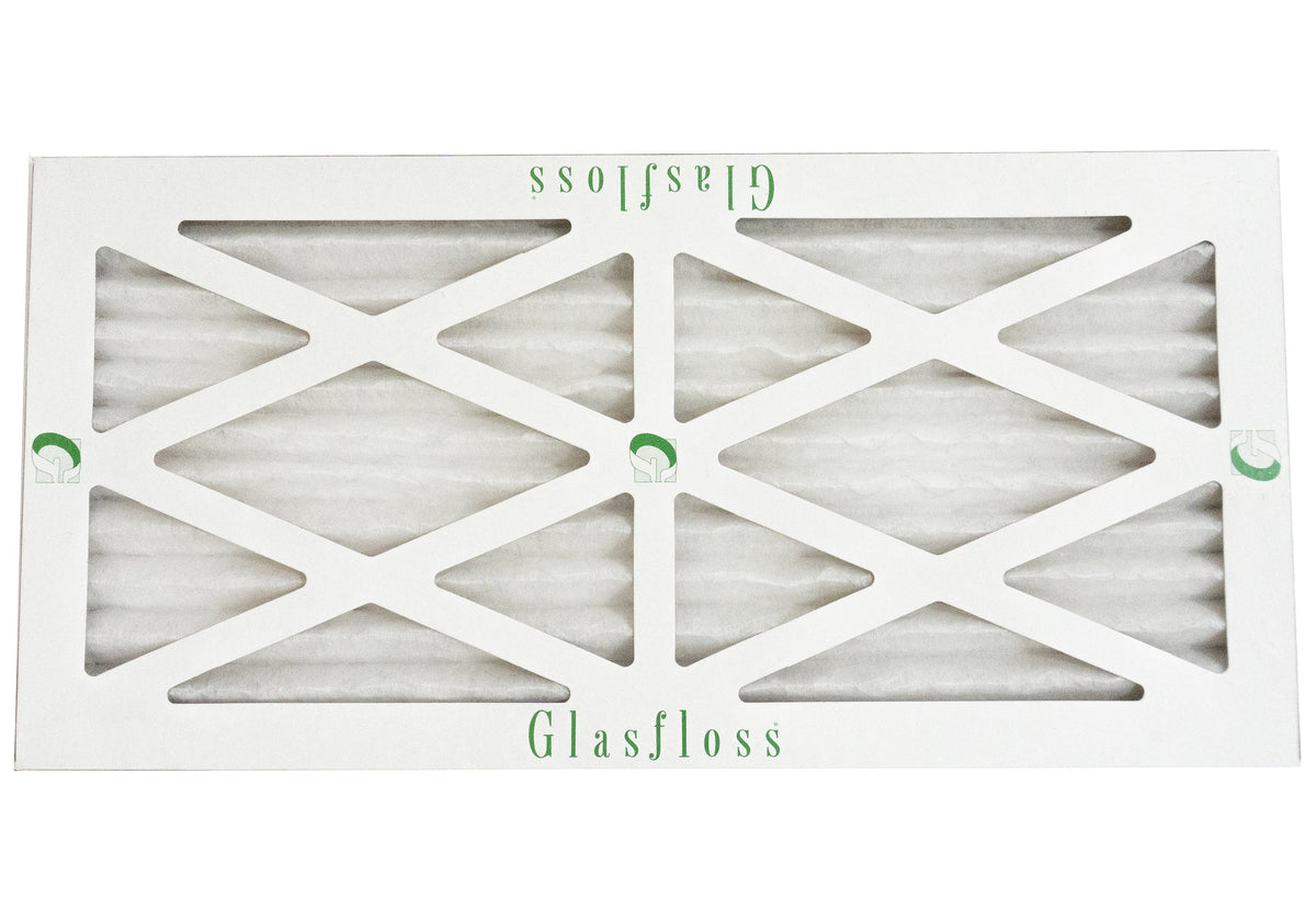 Glasfloss 13x20x1 - MERV 10 -Qty:4 - Furnace Air Filter - Made in USizeA (Actual Sizeize: 12.5 x 19.5x7/8 inch)