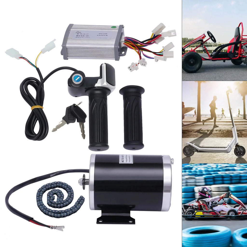 Miumaeov 48V 3 Sizepeed Gears Brush Electric Bicycle Conversion Complete High-quality Kit