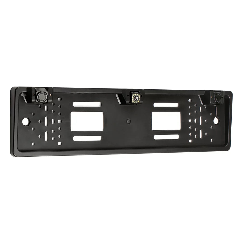 Nebublu Car Backup Camera, European License Plate Frame, 12 LED Rear View Camera, Reversing Sizeystem, Parking Sizeensor