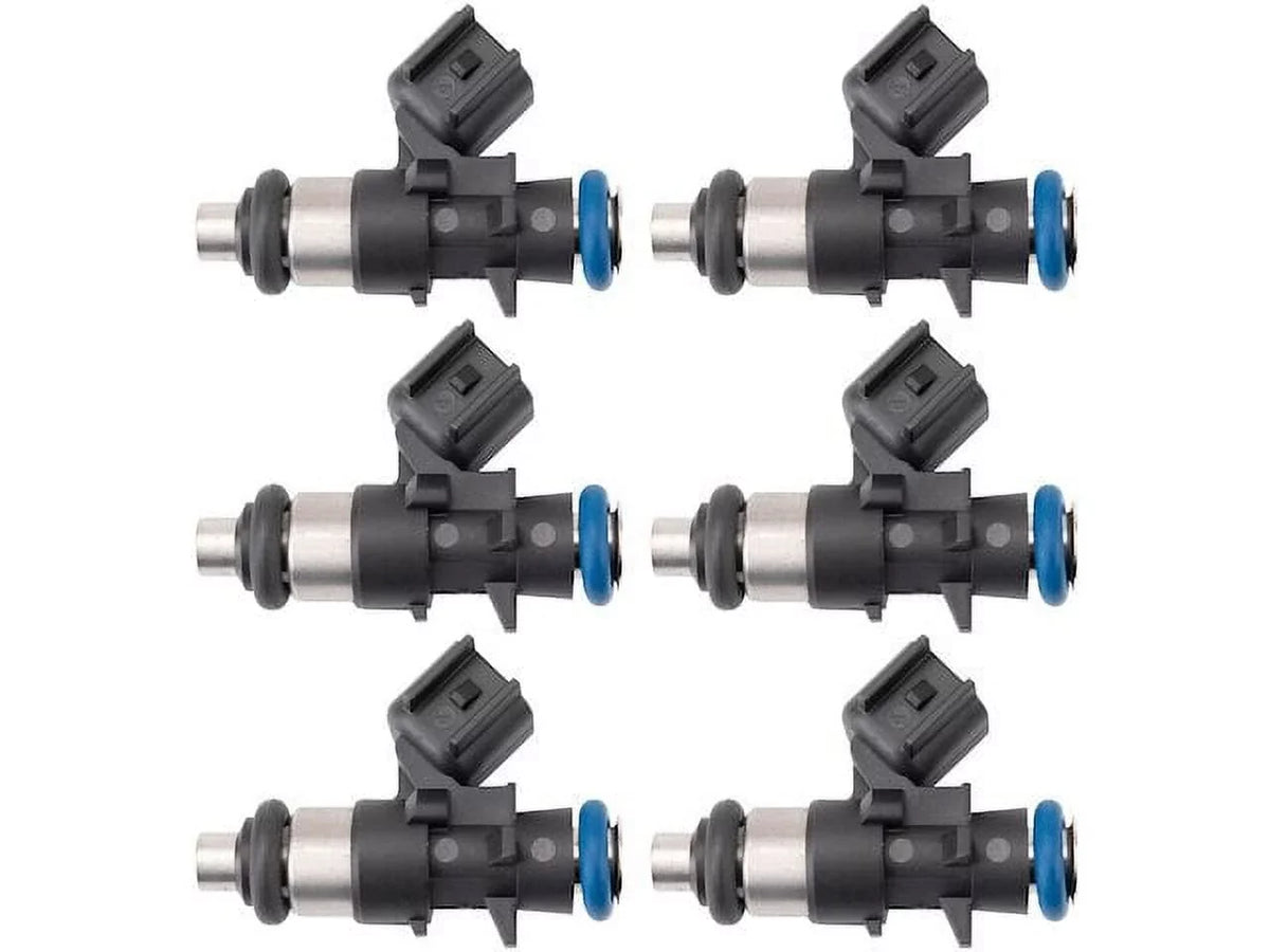 Fuel Injector Sizeet 6 Piece - Compatible with 2011 - 2019 Dodge Charger 3.6L V6 2012 2013 2014 2015 2016 2017 2018