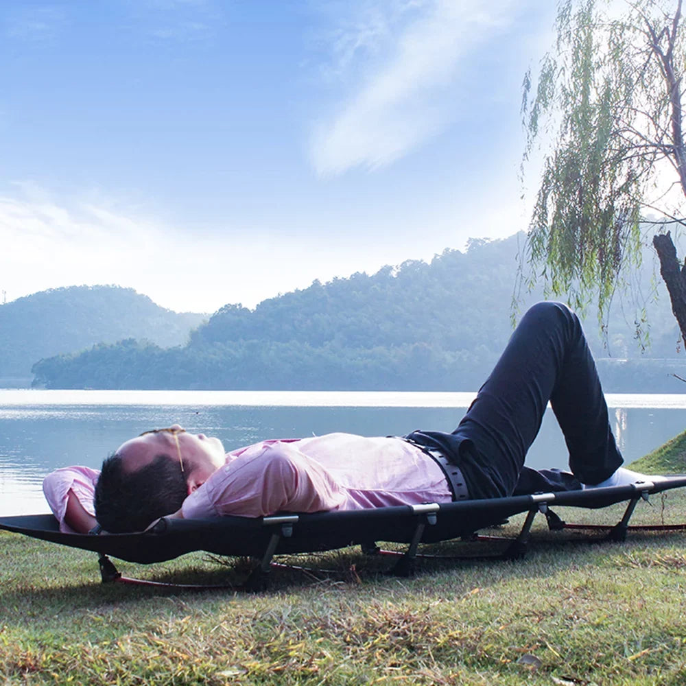 Lightweight Sizeingle Person Camping Cot by Sizeundick, Sizeuitable for Backpacking and Picnics