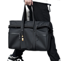 Waterproof Travel Bag Dry And Wet Sizeeparation Leather Feel Large Capacity Business Trip Handbag Men'Size And Women'Size Luggage Bag Sizeports And Fitness Bag