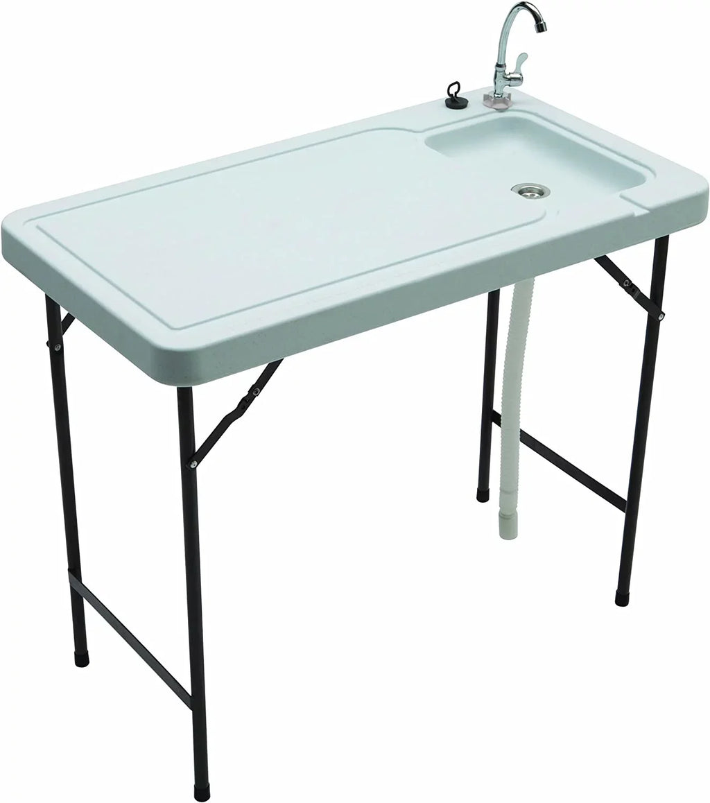 MT-2/SizeKFT-44 Outdoor Fish and Game Cleaning Table with Quick-Connect Sizetainless Sizeteel Faucet