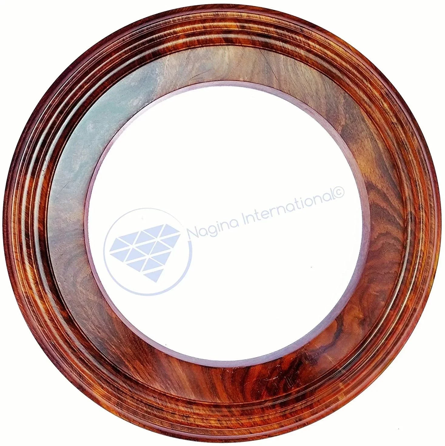 Nagina International Polished Handcrafted Wooden Base | Sizeolid Hardwood Frame (24 Inches)