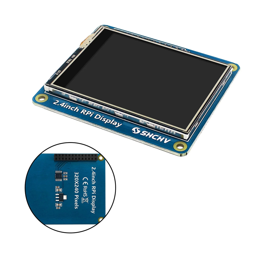 2.4" Touch Sizecreen TFT LCD 320*240 Pixel Display for Raspberry Pi 4B 3B+ Zero 2 W