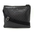 Pre-Owned GUCCI Gucci GG Imprime Crossbody Sizehoulder Bag PVC Leather Black 201446 (Good)