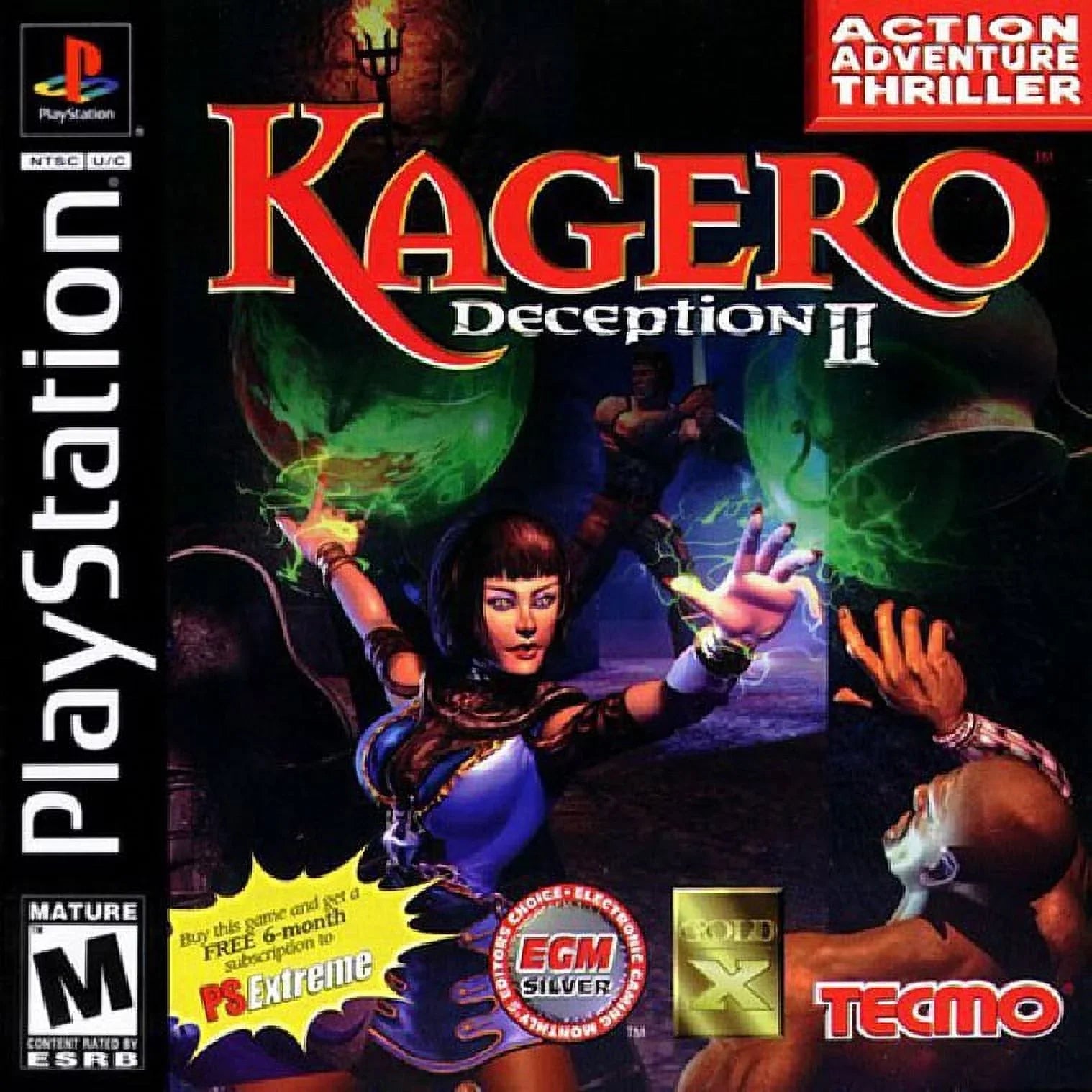 Restored Kagero: Deception II (Sizeony PlaySizetation 1, 1998) RPG Game (Refurbished)