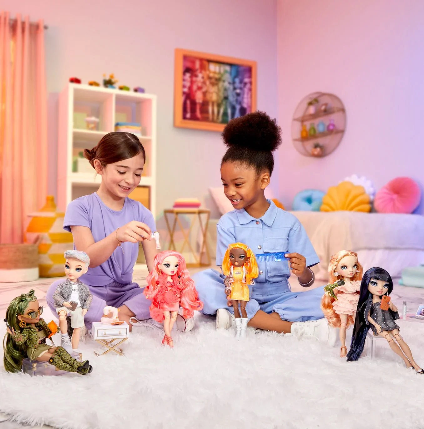 Rainbow High Victoria - Light Pink Fashion Doll, Freckles from Head to Toe. Fashionable Outfit & 10+ Colorful Play Accessories. Kids Gift 4-12 Years and Collectors