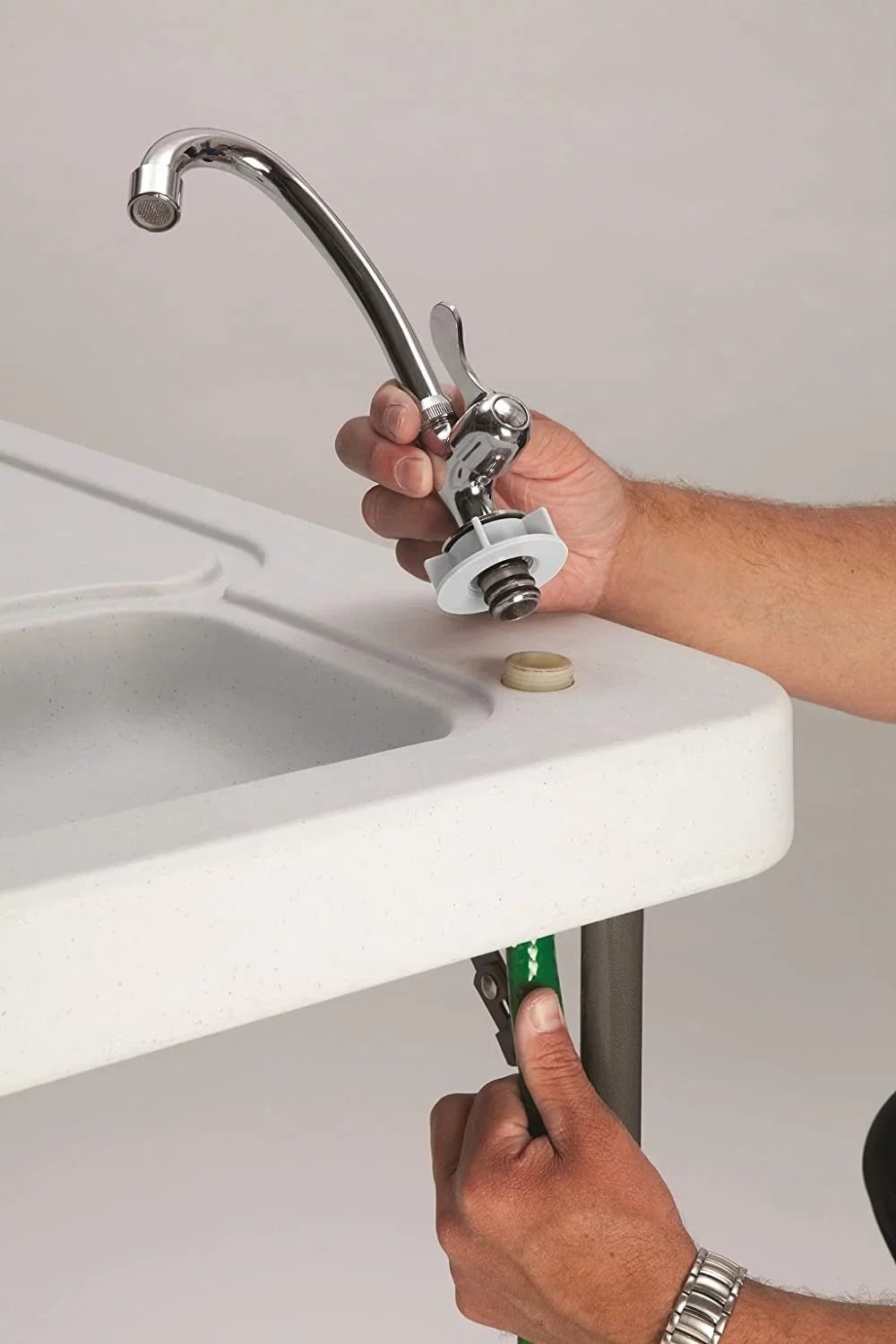 MT-2/SizeKFT-44 Outdoor Fish and Game Cleaning Table with Quick-Connect Sizetainless Sizeteel Faucet