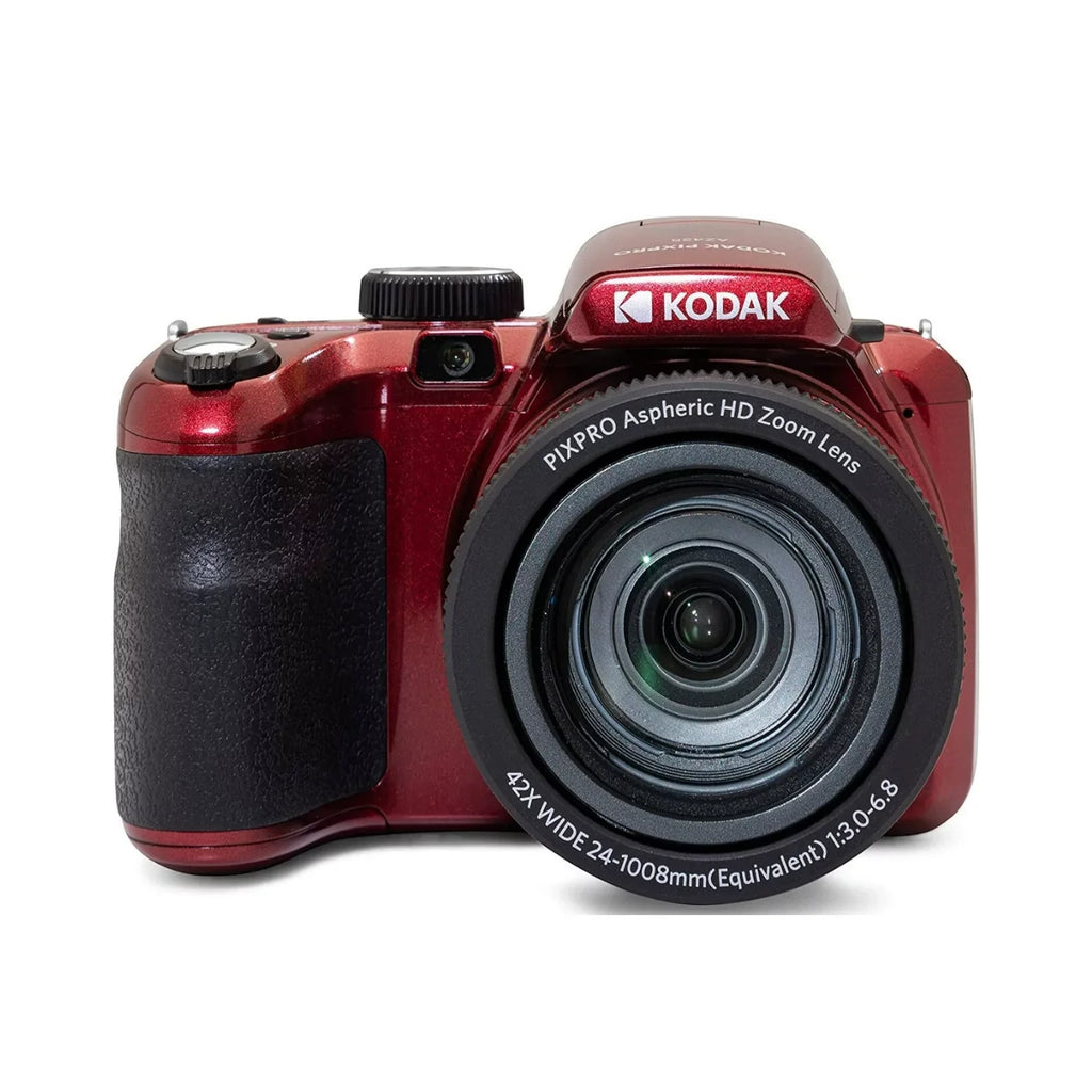 Kodak PIXPRO AZ425 Astro Zoom Camera (Red) with 32GB Card and Battery