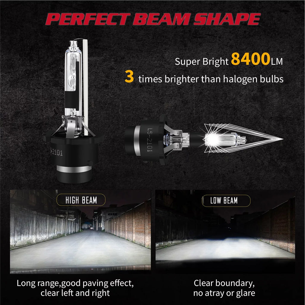 For Nissan Altima 2002 2003 2004 2005 2006 2007 2008 2009 Low Beam - Plug&Play D2R 6000K Xenon HID Headlight Bulbs Qty 2