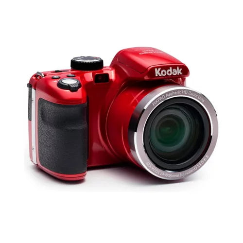 Kodak PIXPRO AZ425 Astro Zoom Camera (Red) with 32GB Card and Battery