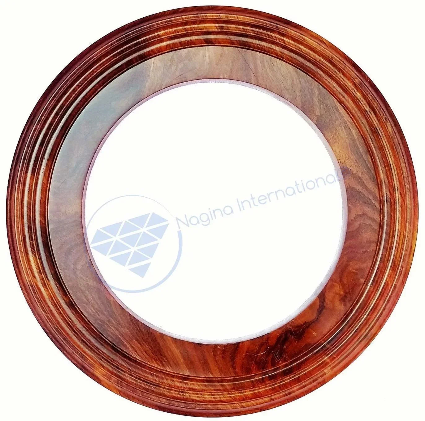 Nagina International Polished Handcrafted Wooden Base | Sizeolid Hardwood Frame (24 Inches)