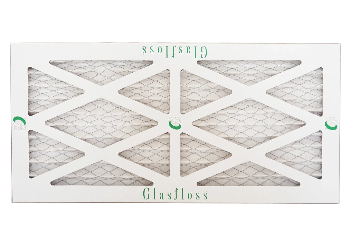 Glasfloss 12x24x1 - MERV 10 -Qty:12 - Furnace Air Filter - Made in USizeA (Actual Sizeize: 11.5 x 23.5x7/8 inch)