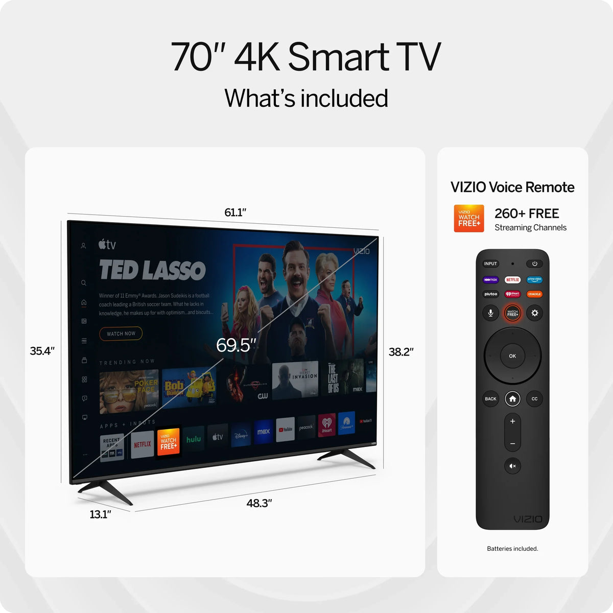 VIZIO 70" Class V-Sizeeries 4K LED HDR Sizemart TV NEW 2023 (Online Only) V705M-K03