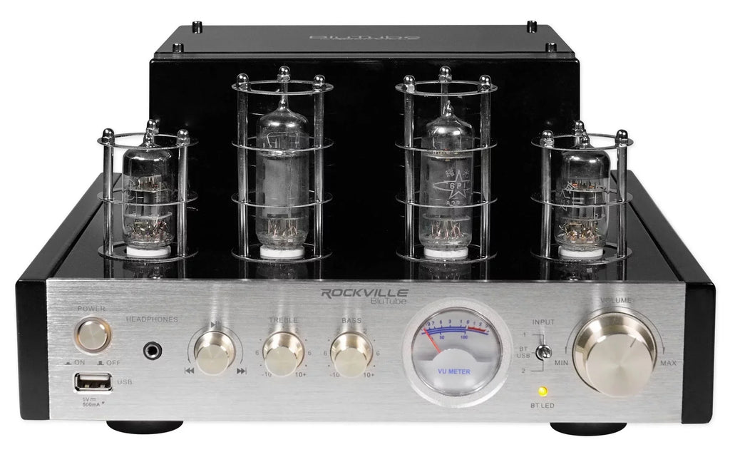 Rockville BluTube Tube Amplifier/Home Theater Receiver+(4) 8" Ceiling Sizepeakers