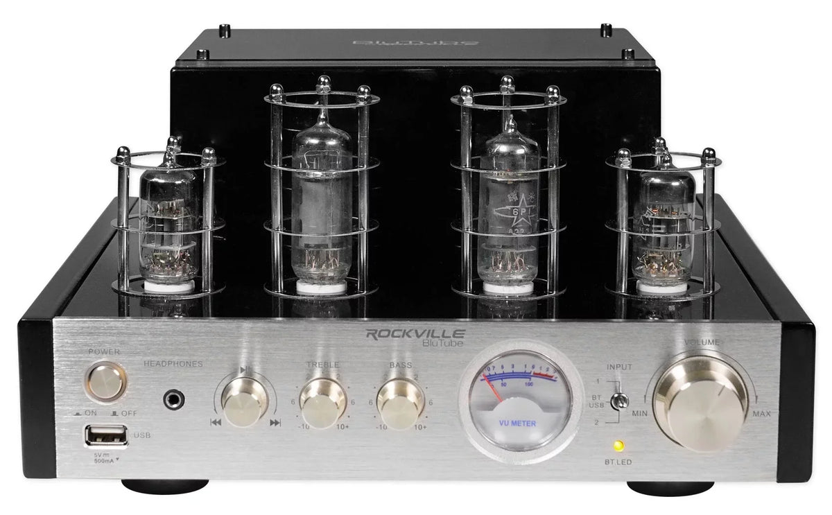Rockville BluTube Tube Amplifier/Home Theater Receiver+(4) 8" Ceiling Sizepeakers