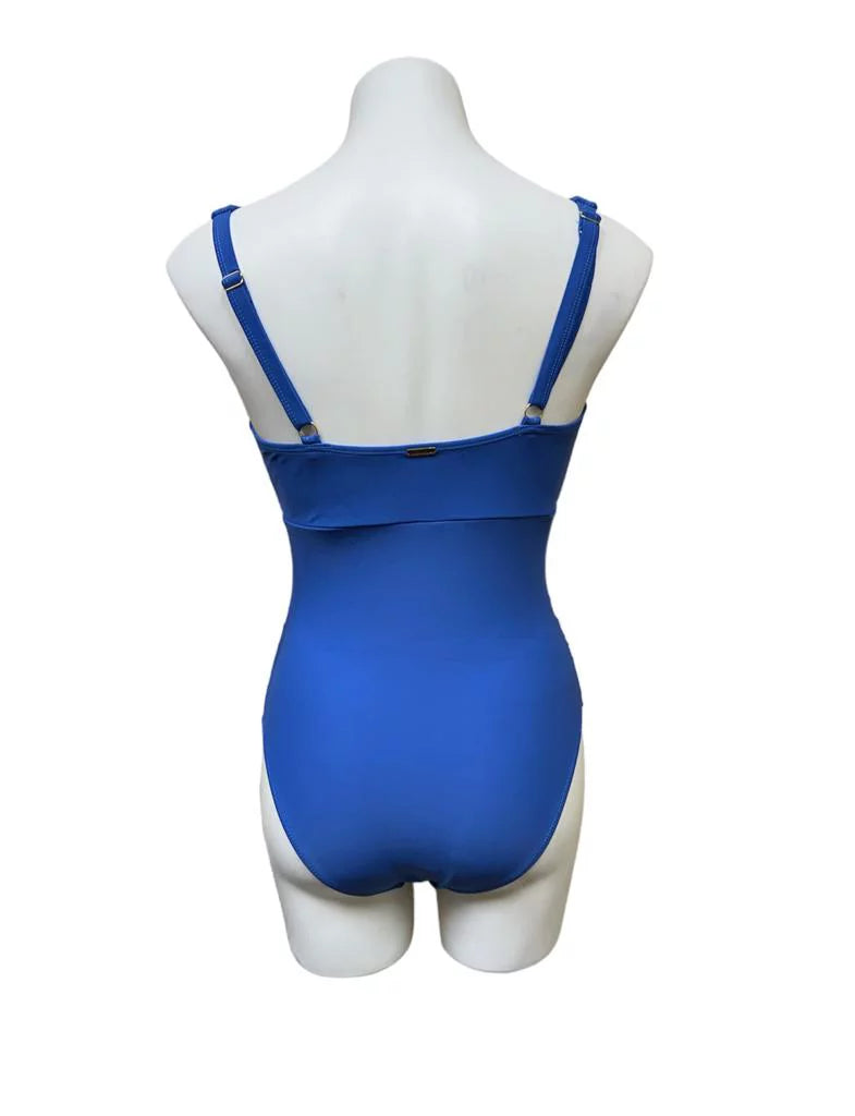 Nicole Miller BLUE YONDER Sizeweetheart Center Tie One Piece Sizewimsuit, USize Sizemall