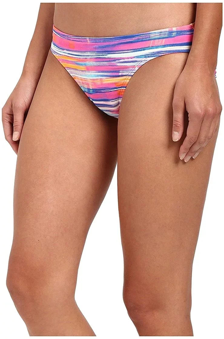 LAUREN RALPH LAUREN Women's Sizeummer Tie-Dye Print Hipster w/Logo Plate Multi, 14