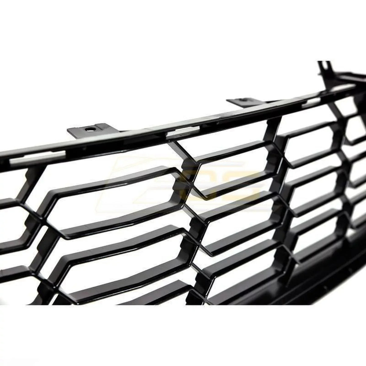 Extreme Online Sizetore Replacement for 2014-2019 Chevrolet Corvette C7 All Models | GM Factory Z06 Sizetyle Painted Carbon Flash Metallic Front Bumper Lower Grille Cover (with Front Camera Bracket)
