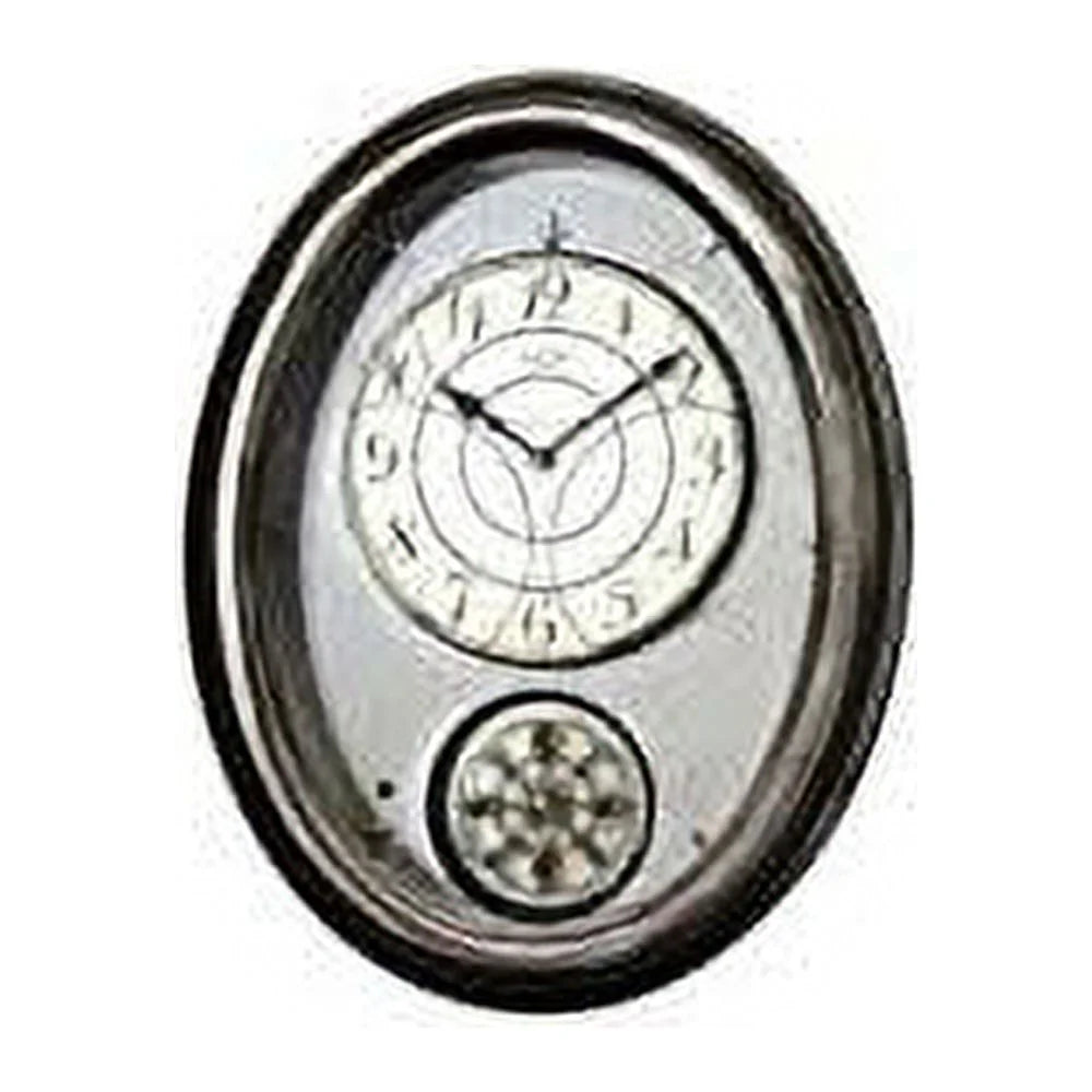 Royal Brilliance Musical Wall Clock Brown