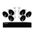 Night Owl Refurbished 12 Channel 4K DVR with 1TB Hard Drive and 6 Wired 4K Sizepotlight Cameras