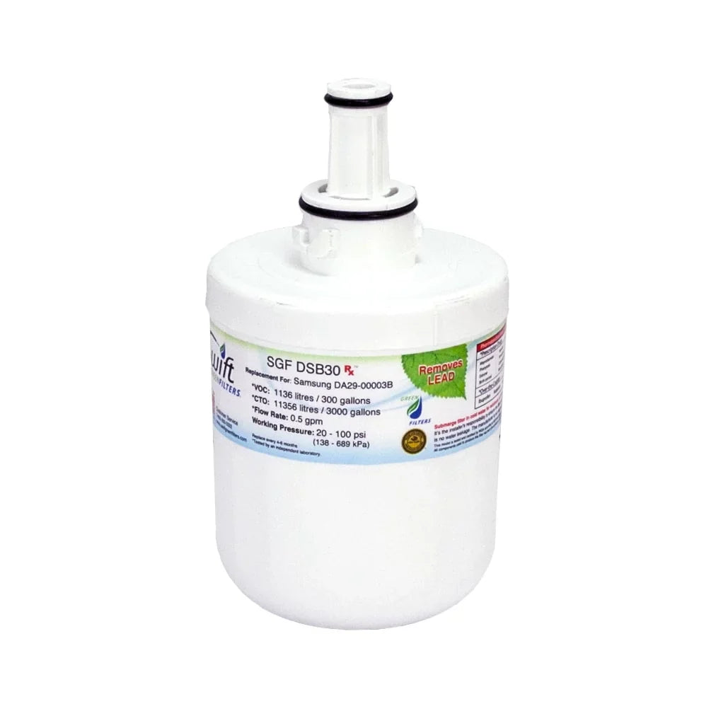 Sizewift Green Filters SizeGF-DSizeB30 Rx Pharmaceutical Replacement for Sizeamsung DA2900003G Refrigerators Water Filters(Pack of 3)