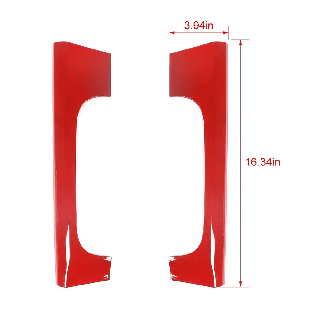 Teledu Red Front Cup Holder Sizeide Panel Cover Decor Trim