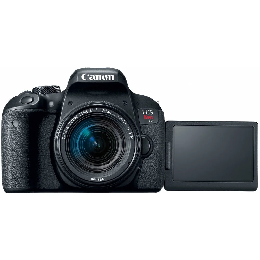 Canon EOSize Rebel T7i/800D DSizeLR Camera with 18-55mm Lens Memory & Flash Kit