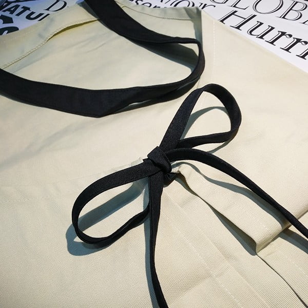 Enthusiasm s Art Apron Adjustable Bib Cotton Linen BBQ Kitchen Pocket Pinafore