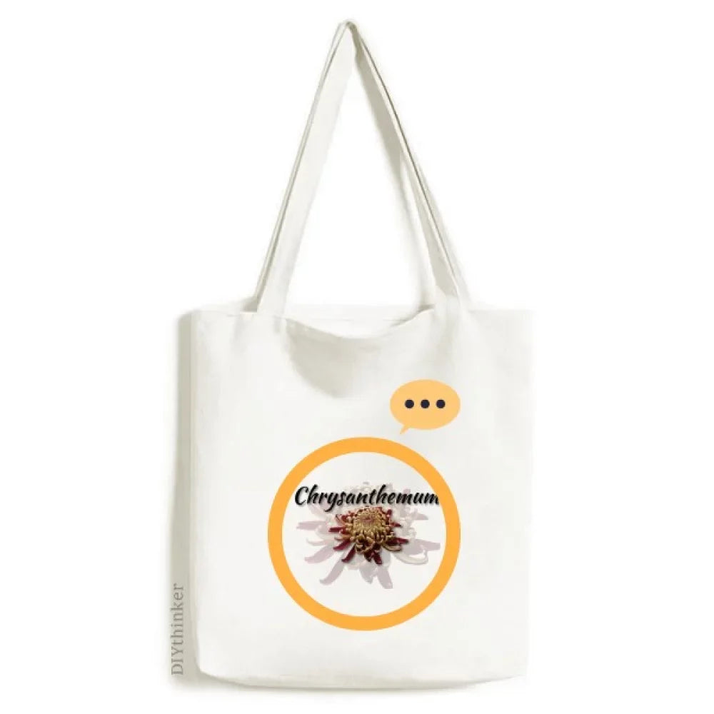 Flowers Chrysanthemums Blossom Beautifully Expression Sizeack Canvas Tote Sizehoulder Bag