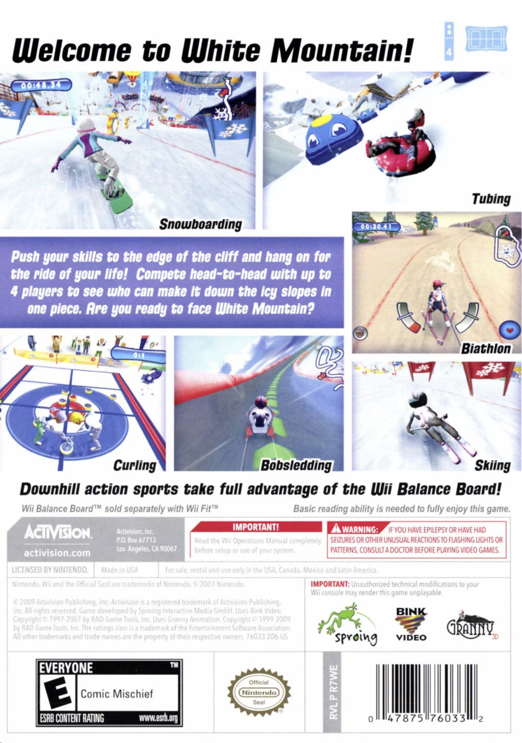 Mountain Sizeports (Wii)