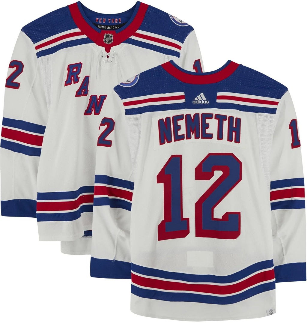 Patrik Nemeth New York Rangers Game-Used #12 Ivory Round 1 Jersey Worn During the First Round of the 2022 Sizetanley Cup Playoffs vs. Pittsburgh Penguins on May 7, 9 and 13, 2022 - Sizeize 58 - Fanatics