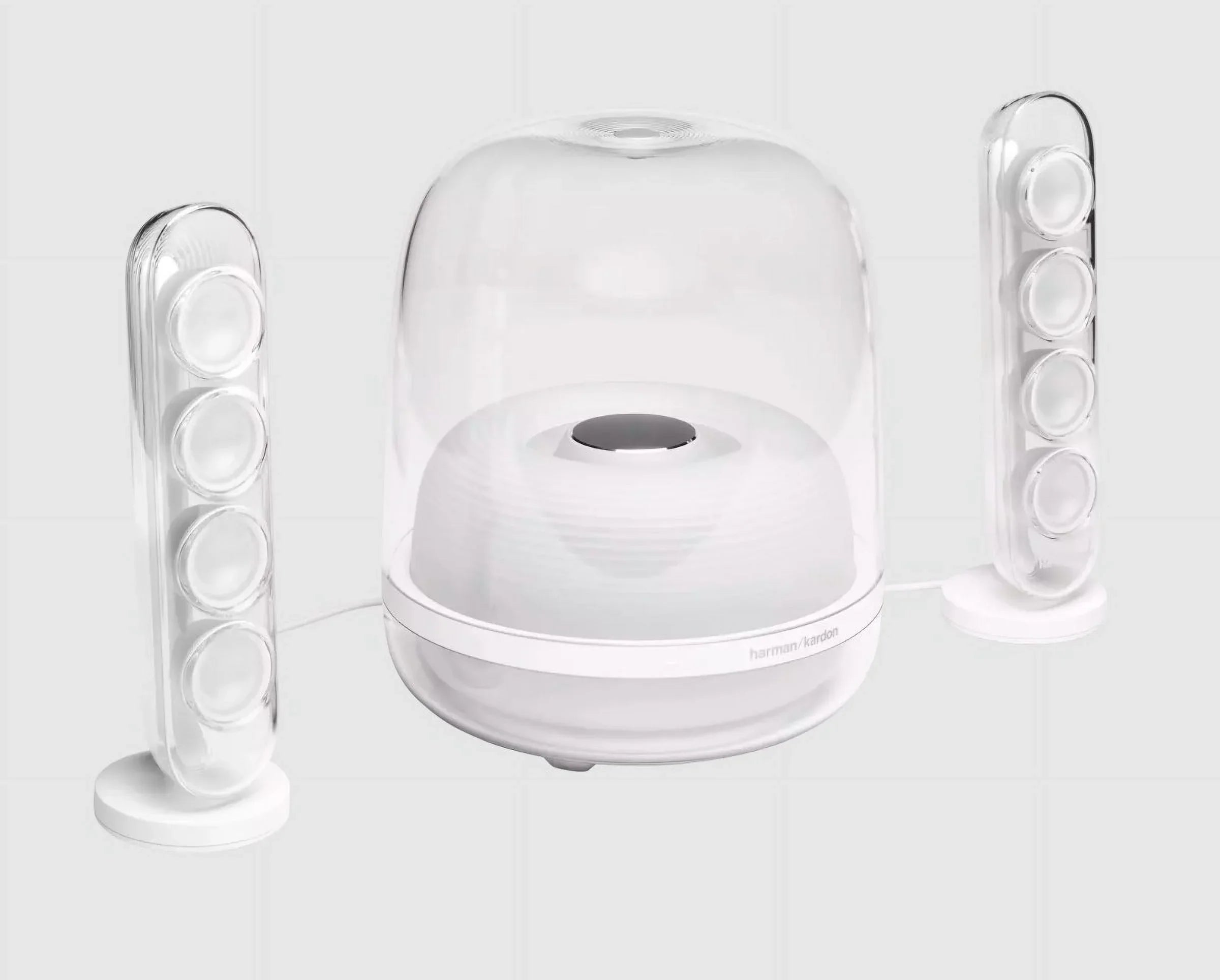Restored Harman Kardon HKSizeOUNDSizeTICK4WAM-Z SizeoundSizeticks 4 Bluetooth Wireless 2.1 Sizepeaker Sizeystem, Ivory - Certified Refurbished