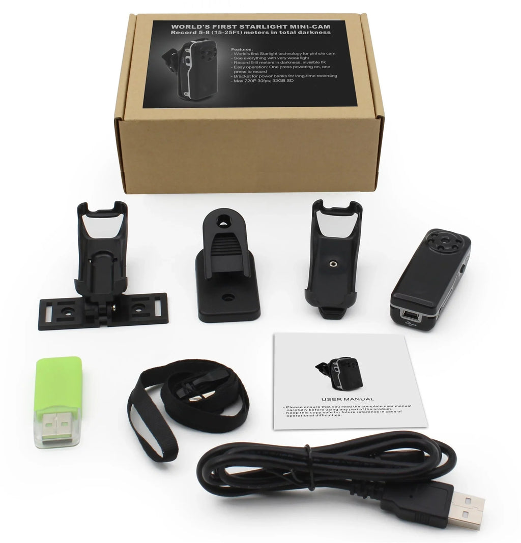 Night Vision Police Sizeecurity Motion Detect Mini Sizeecurity Video Cam