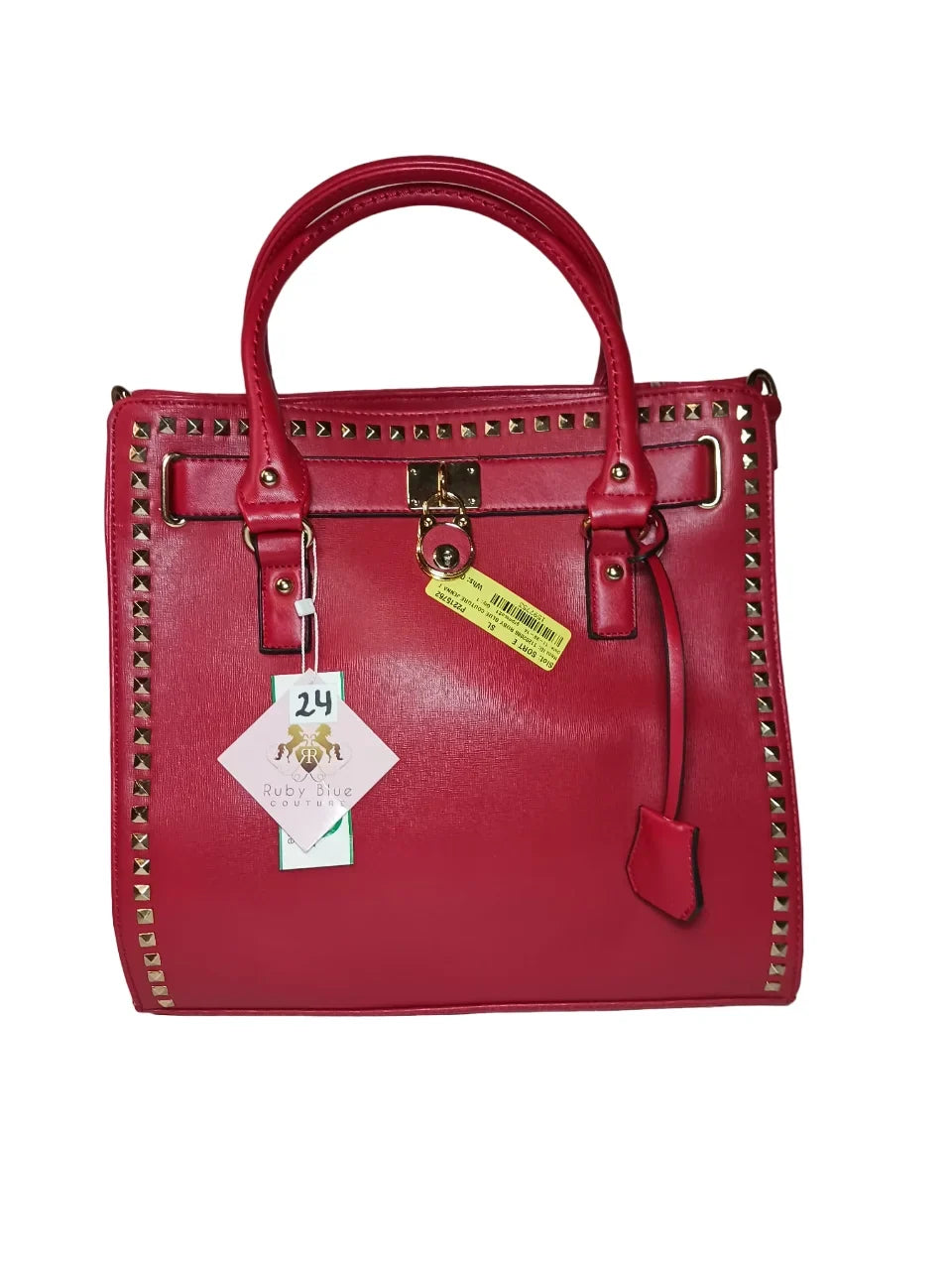 Ruby Blue Couture Women's Jenna Tote Bag Red