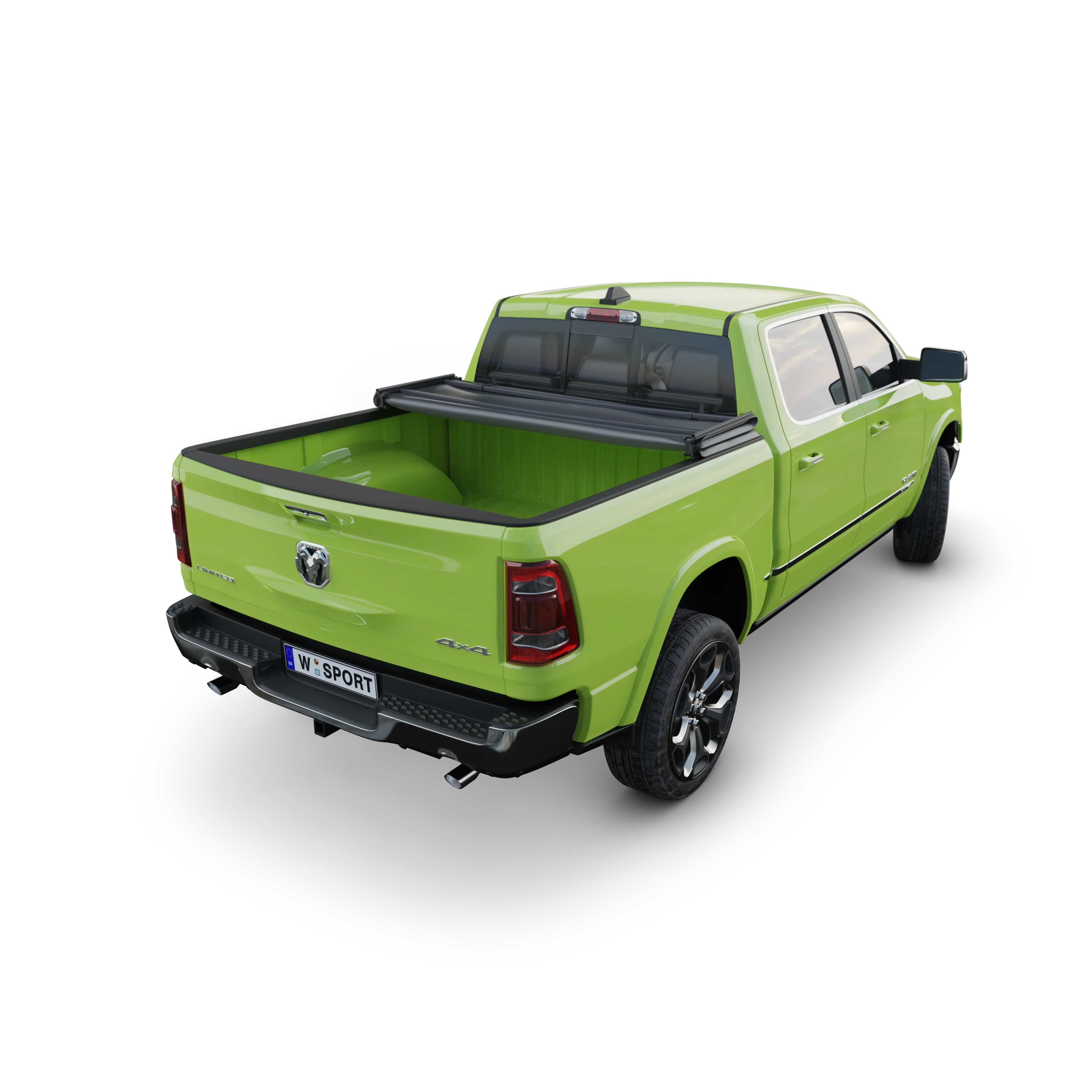 Worksport SizeC3 Sizeoft Folding Truck Bed Tonneau Cover | 20-2725 | Fits 2009 - 2018 Dodge Ram 1500 5'7” Bed