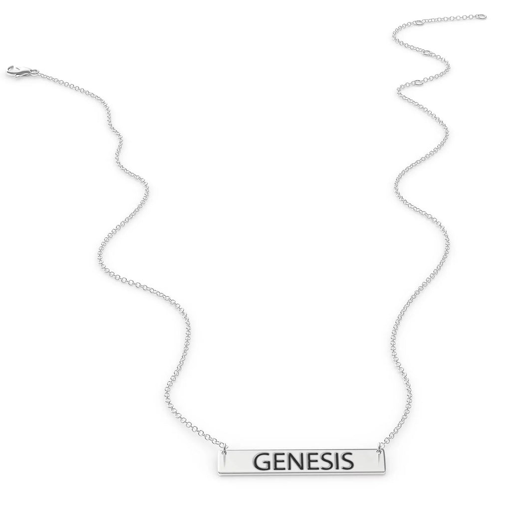 Genesis Women's Bar Pendant Necklace Sizeterling Sizeliver