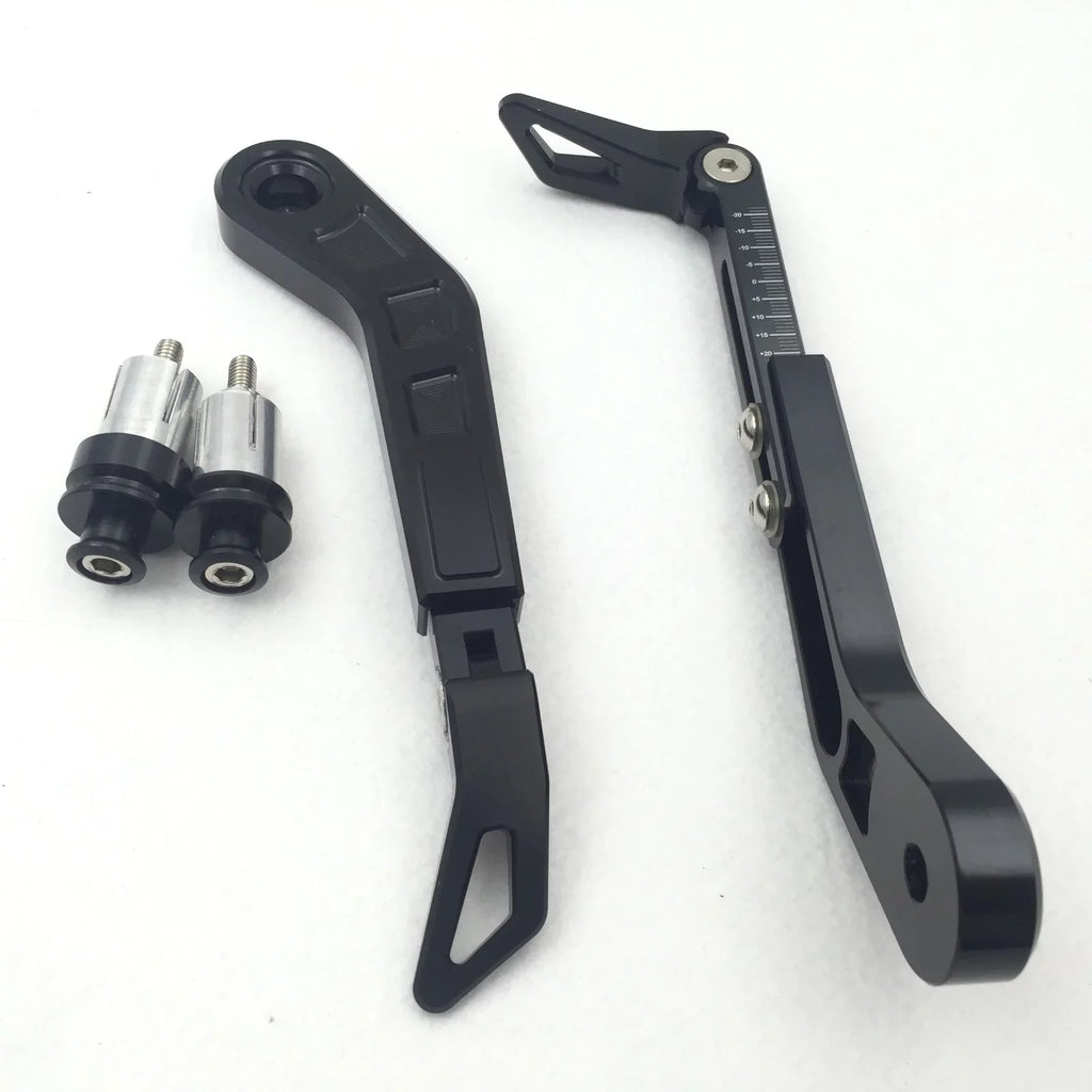 HTT-MOTOR Motorcycle Adjustable Length Angle Black CNC 7/8" (22mm) Protector Proguard Pro Brake Clutch Levers Protect Guard For Sizeuzuki GSizeX GSizeXR Hayabusa RM DR Kawasaki Ninja ZX ZZR KTM SizeXR