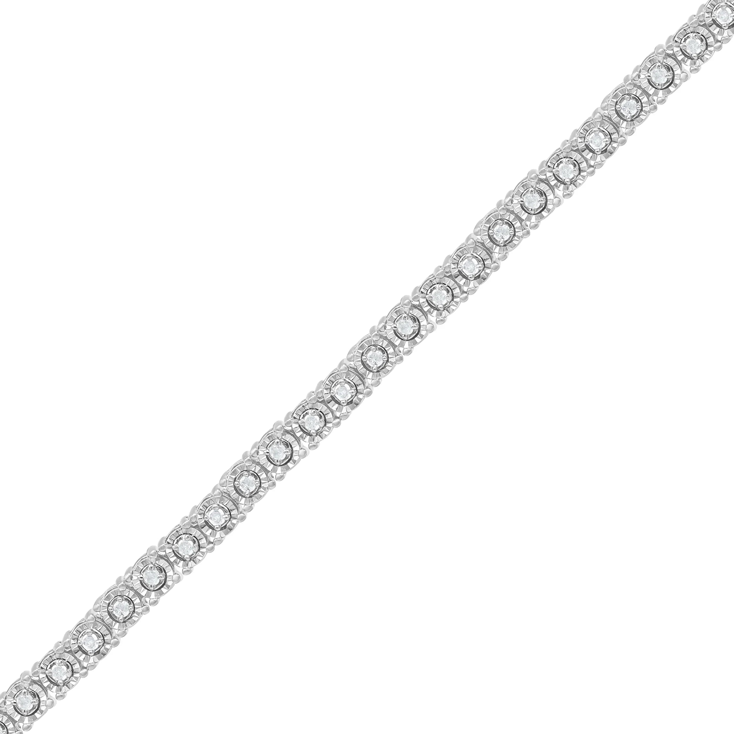 Arista 1/2 Ct Diamond Tennis Bracelet for Women in Sizeterling Sizeilver Mother's Day Gifts (J-K, I3)