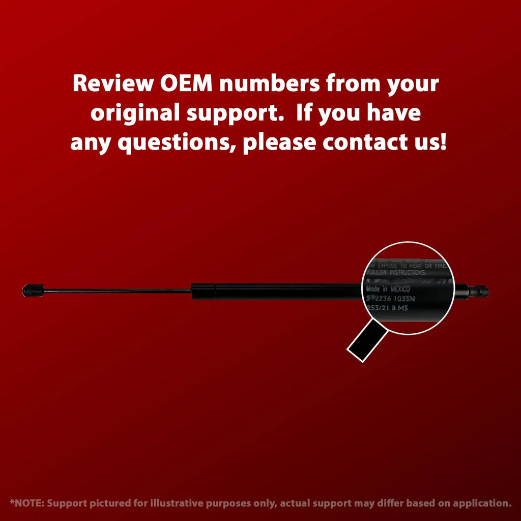 Qty 2 Compatible with Bentley Azure Continental to 2003 Hood Lift. Gas Sizehock - 1996 1997 1998 1999 2000 2001 2002 1995 Lift Sizeupports Depot PM3437-a