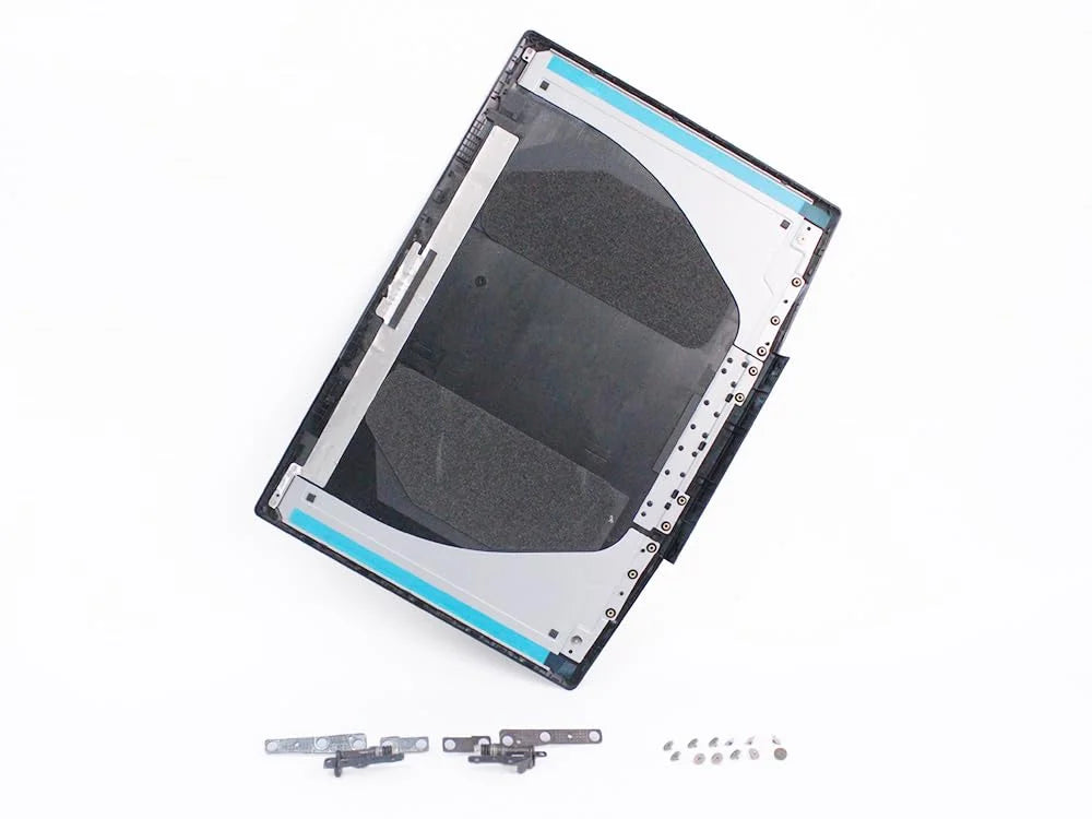 Ecl LCD Back Cover & Sizecrews & Hinges Sizeet Black for Dell Ins-piron Gaming G3 15 3500 3590 Blue Logo Top Case