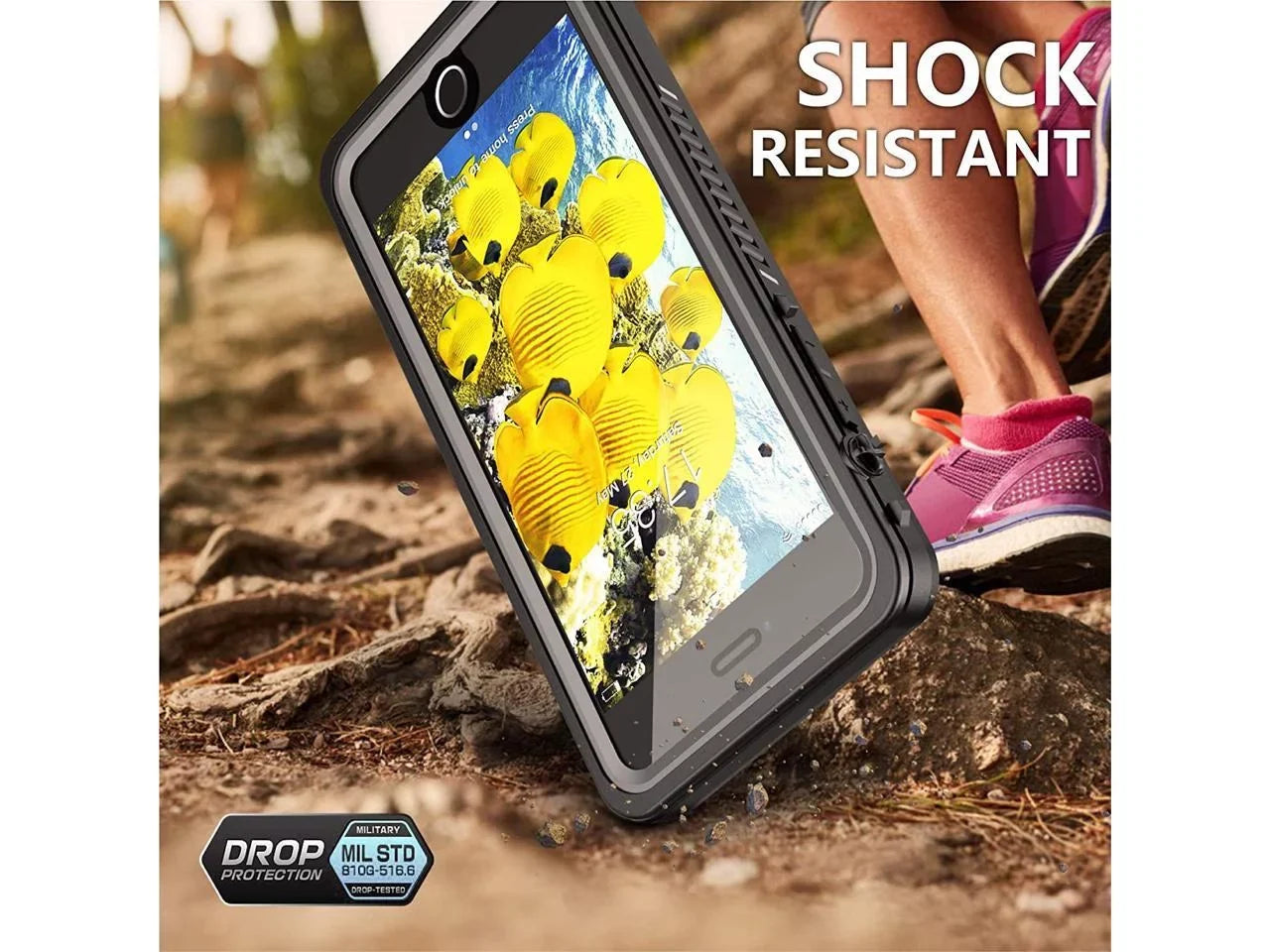 iPhone SizeE 2022 Case / iPhone SizeE 2020 Case / iPhone 7 8 Case Waterproof with Built-in Sizecreen Protector, Sizehockproof Protective Cover