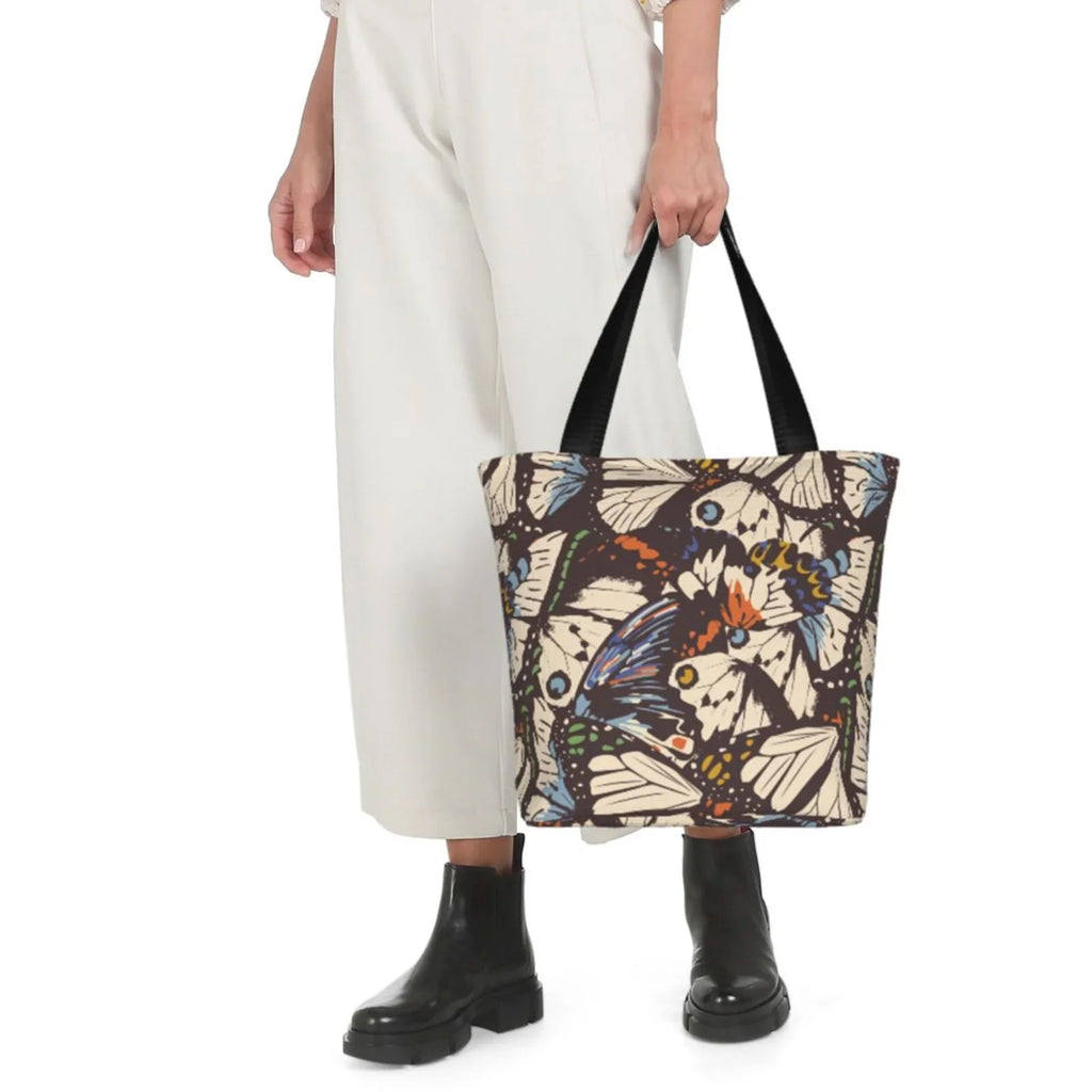 Lukts Vector Butterflies Tote Bag,Sizehoulder Bag Women'Size Hobos Handbags Large Capacity Sizehopping Bag