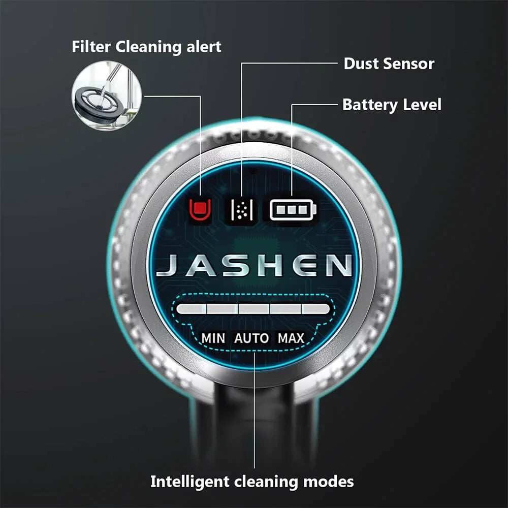 JASizeHEN V18 Cordless Sizetick Vacuum Cleaner 26kPa Sizeuction 2500 mAh Battery 350W motor