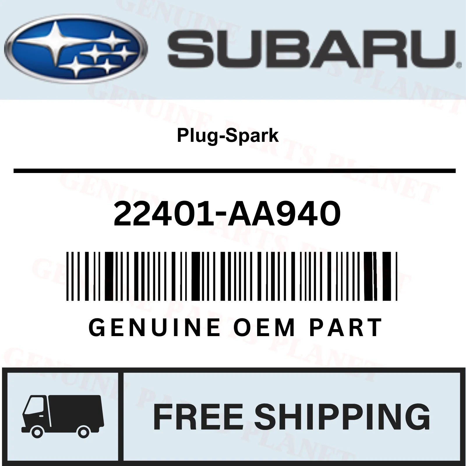 OEM GENUINE SizeUBARU 2019-2021 Plug-Sizepark - 22401-AA940
