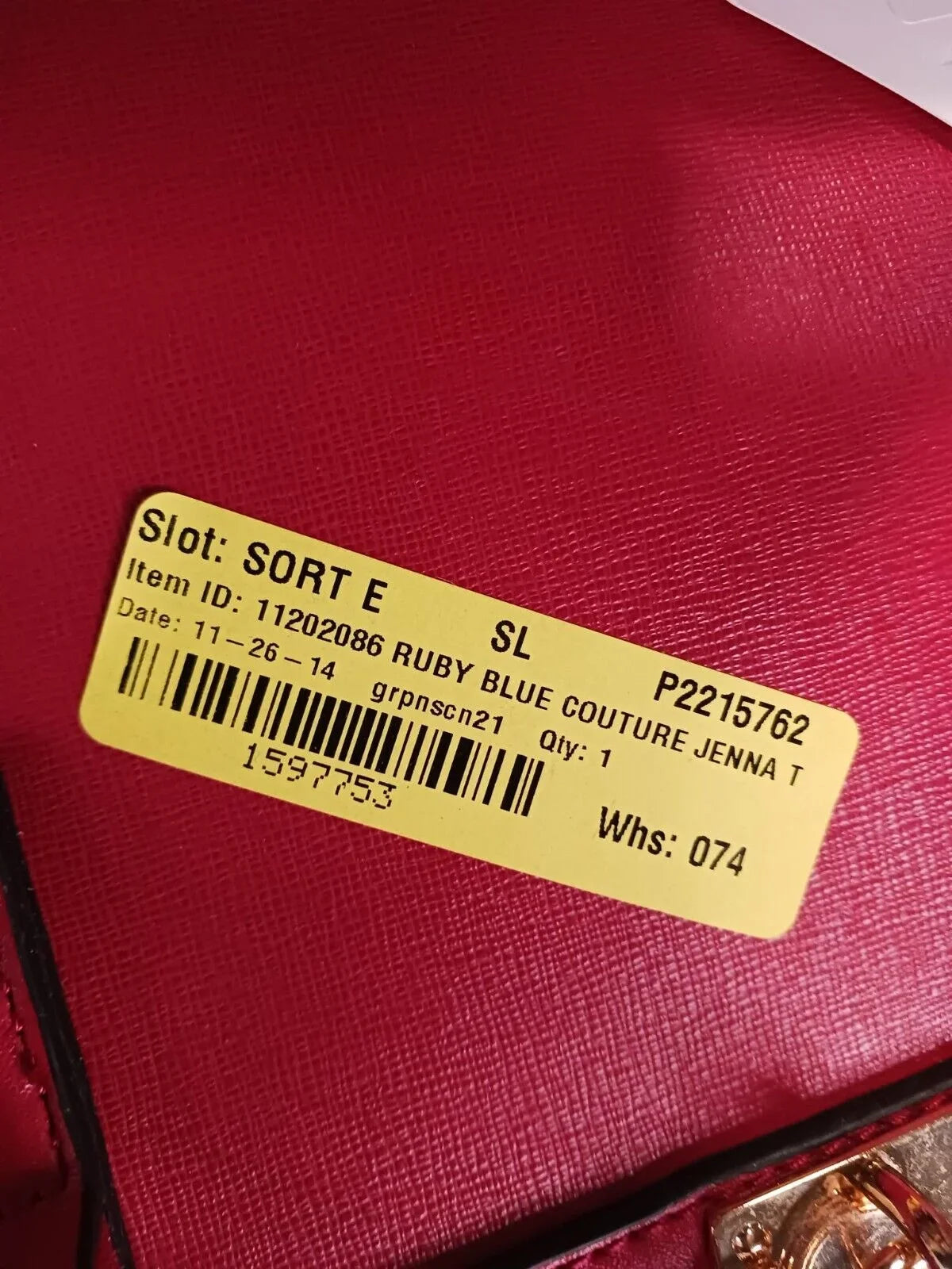 Ruby Blue Couture Women's Jenna Tote Bag Red